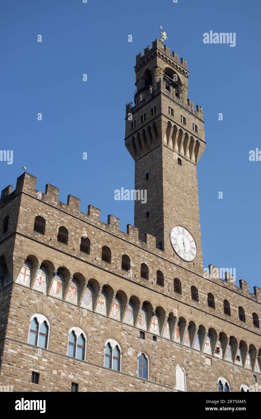 Palazzo Vecchio, Firenze, Italia Foto Stock