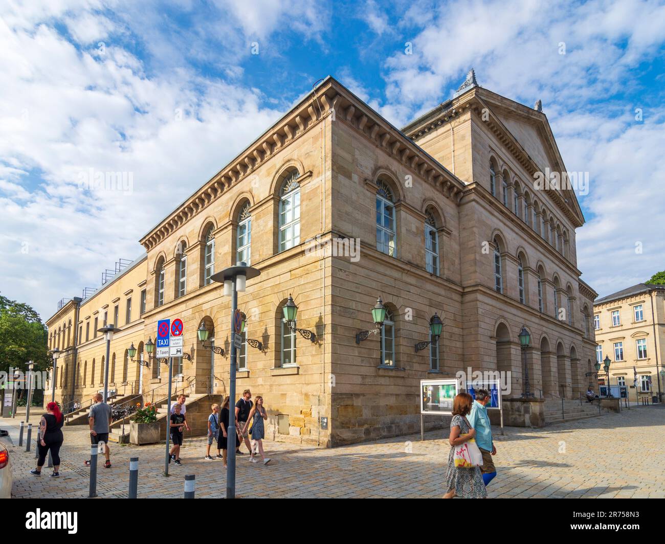 Coburg, teatro Landestheater a Oberfranken, alta Franconia, Baviera, Germania Foto Stock