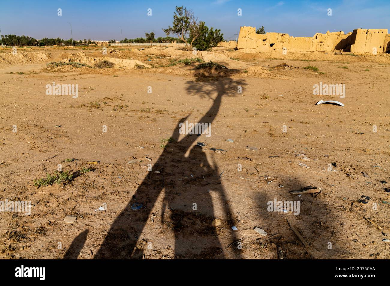 Desert Shadows a Foto Stock