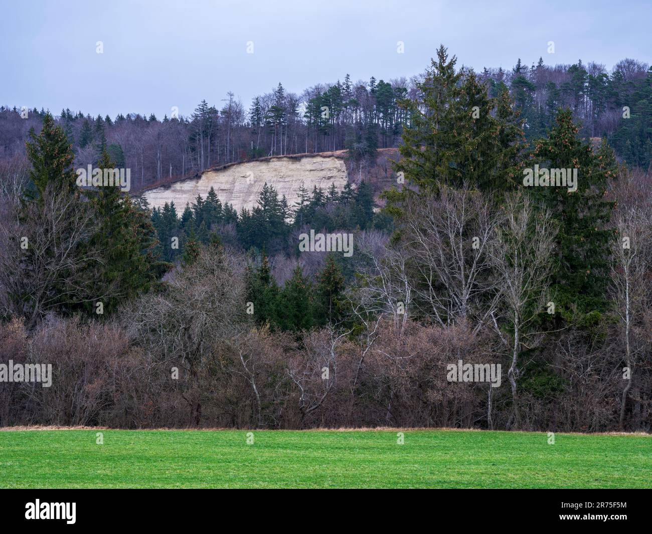 Lungo la Via Claudia Augusta vicino a Denklingen Foto Stock