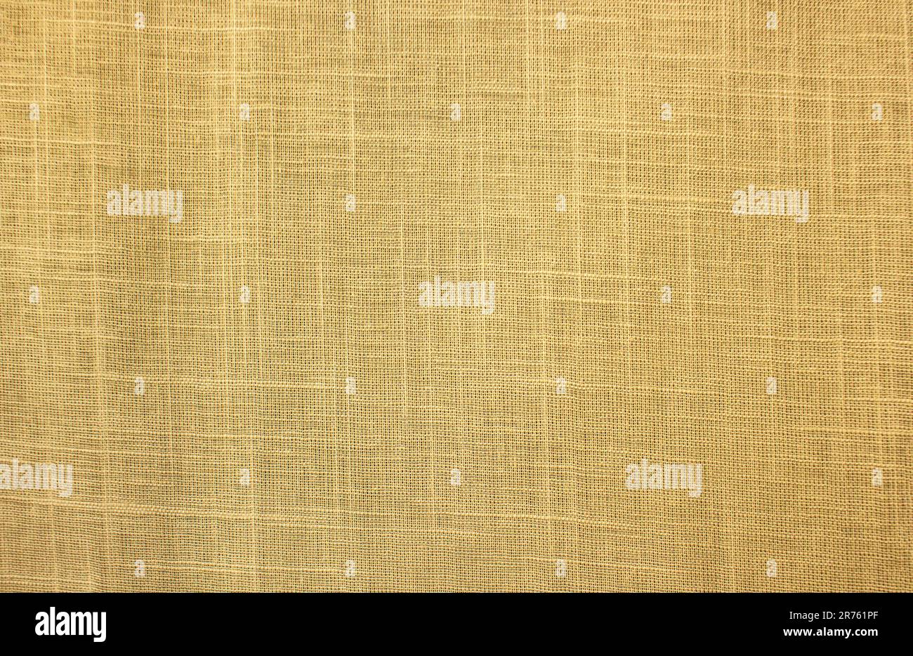 Texture tela grunge. Sfondo in tessuto beige. Sfondo texture astratto. Texture di tessuto naturale come sfondo, vista dall'alto Foto Stock