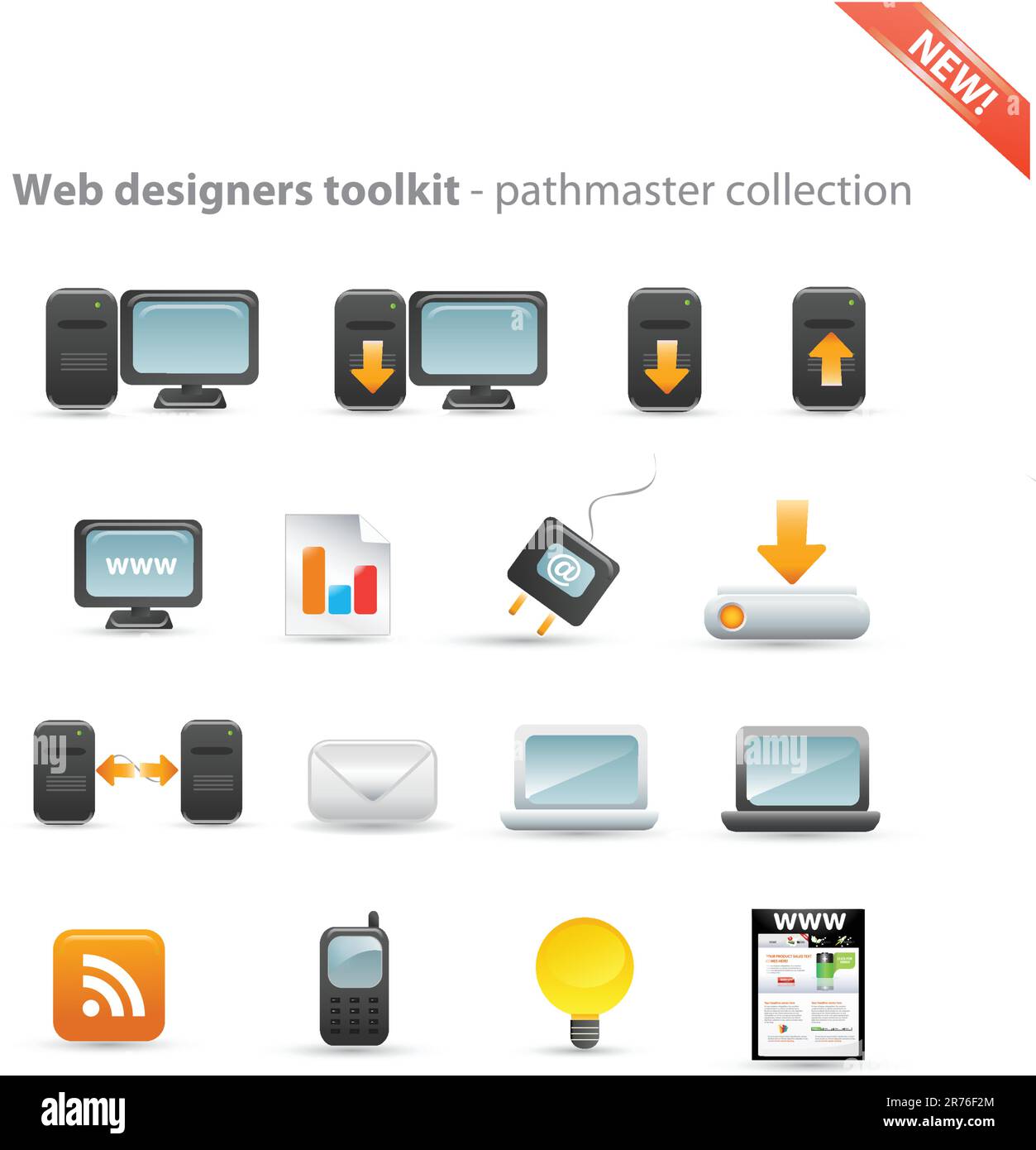 Serie Pathmaster - simboli Eco Illustrazione Vettoriale