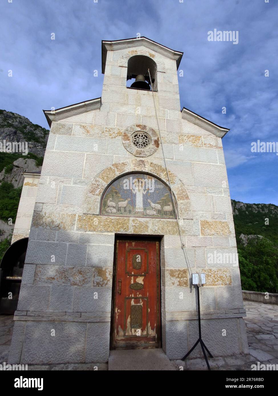 Monastero inferiore di Ostrog, Montenegro Foto Stock
