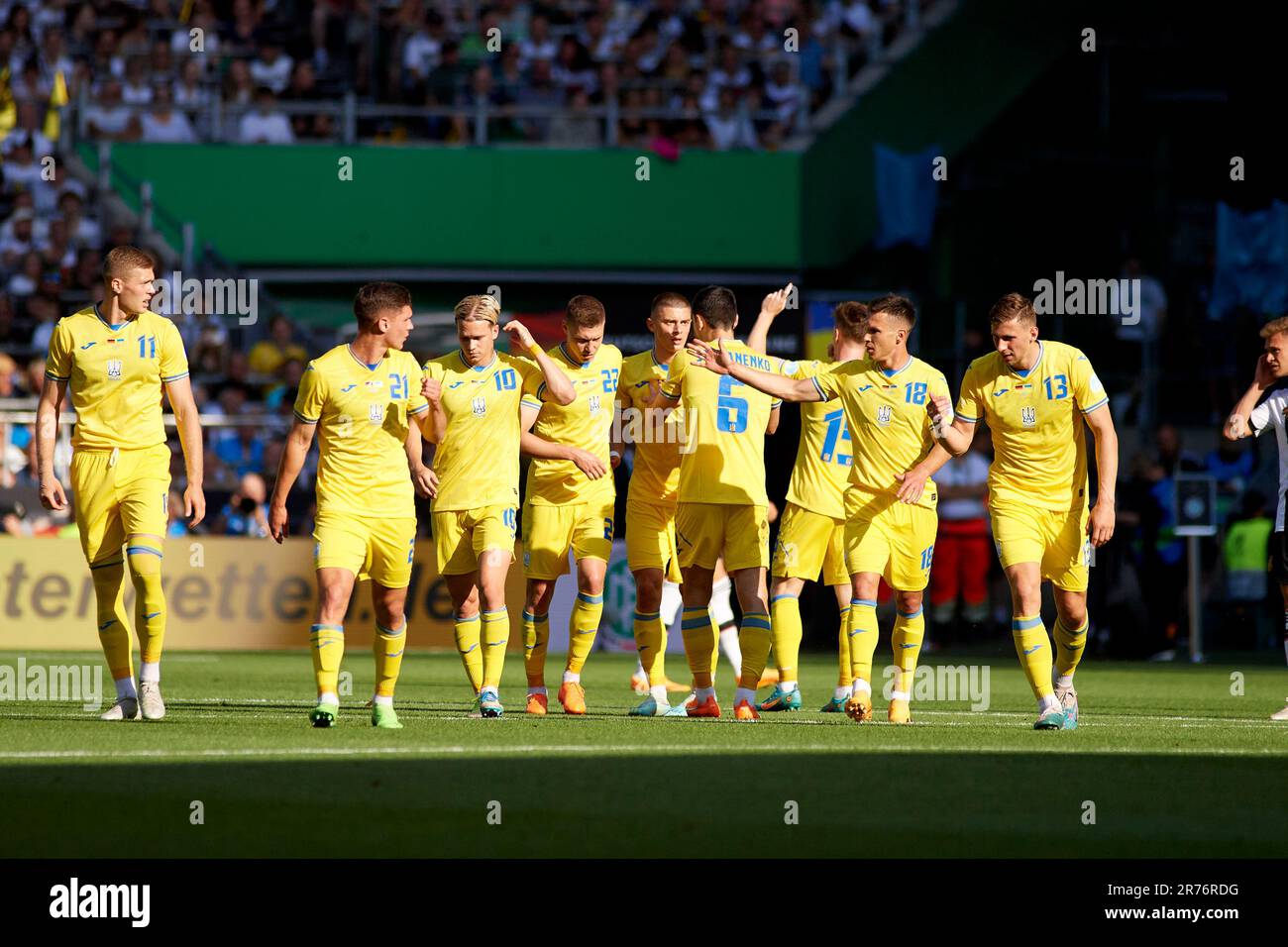 BREMA, GERMANIA - 12 Giugno, 2023: La partita di calcio amichevole Germania  - Ucraina al Weser Stadium Foto stock - Alamy