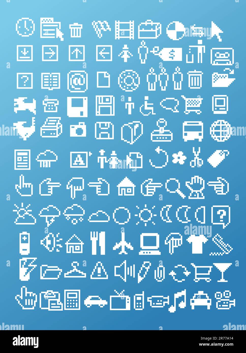 Icone di vettore Illustrazione Vettoriale