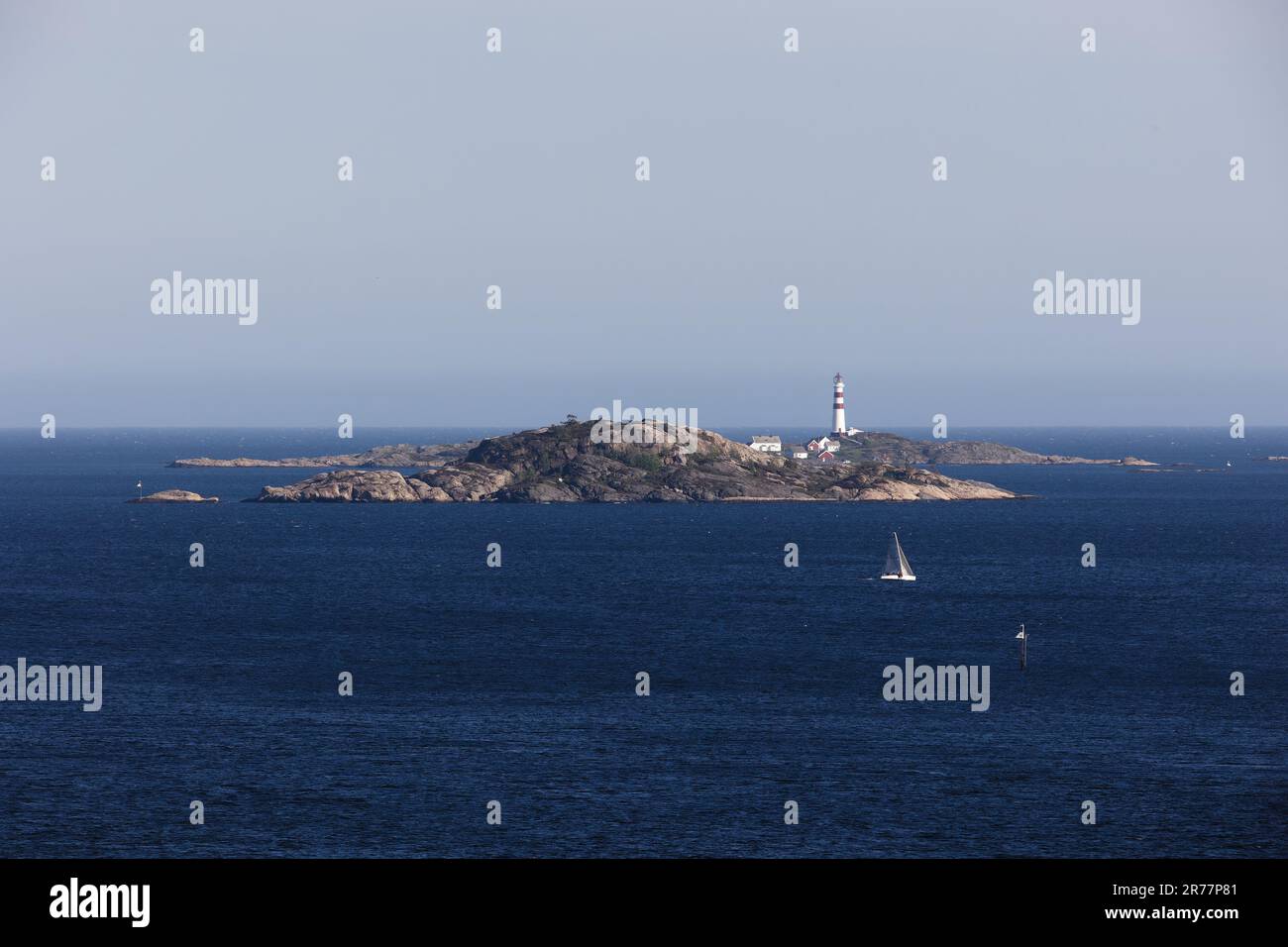 Il faro di Kristiansund, Norvegia Foto Stock