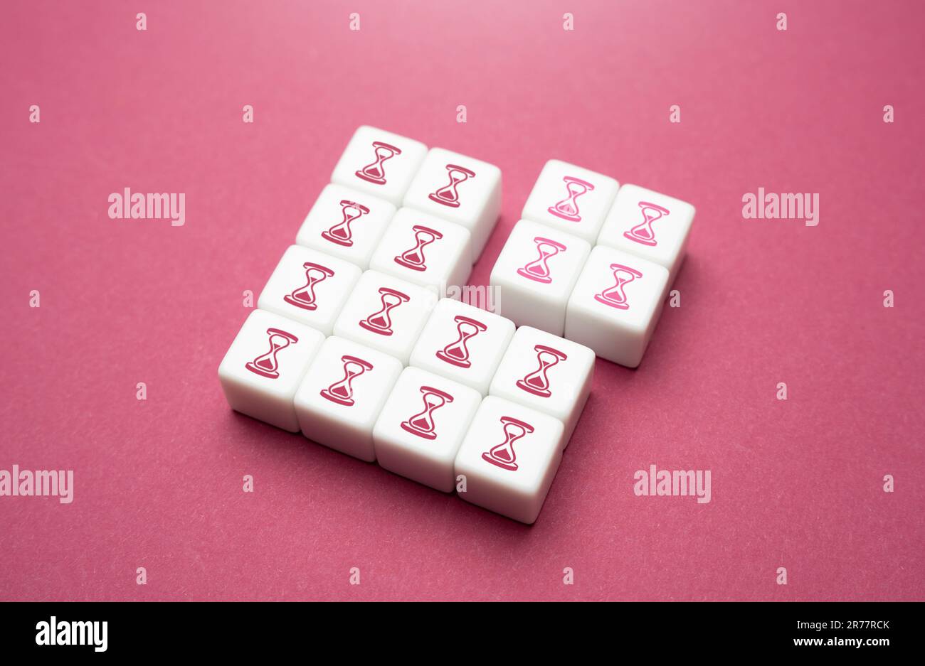 Mettere da parte del tempo libero per una buona causa. Investite il vostro tempo. Stanziare risorse per la vita e il lavoro. Ridurre la durata del processo di quattro volte. Gestione Foto Stock