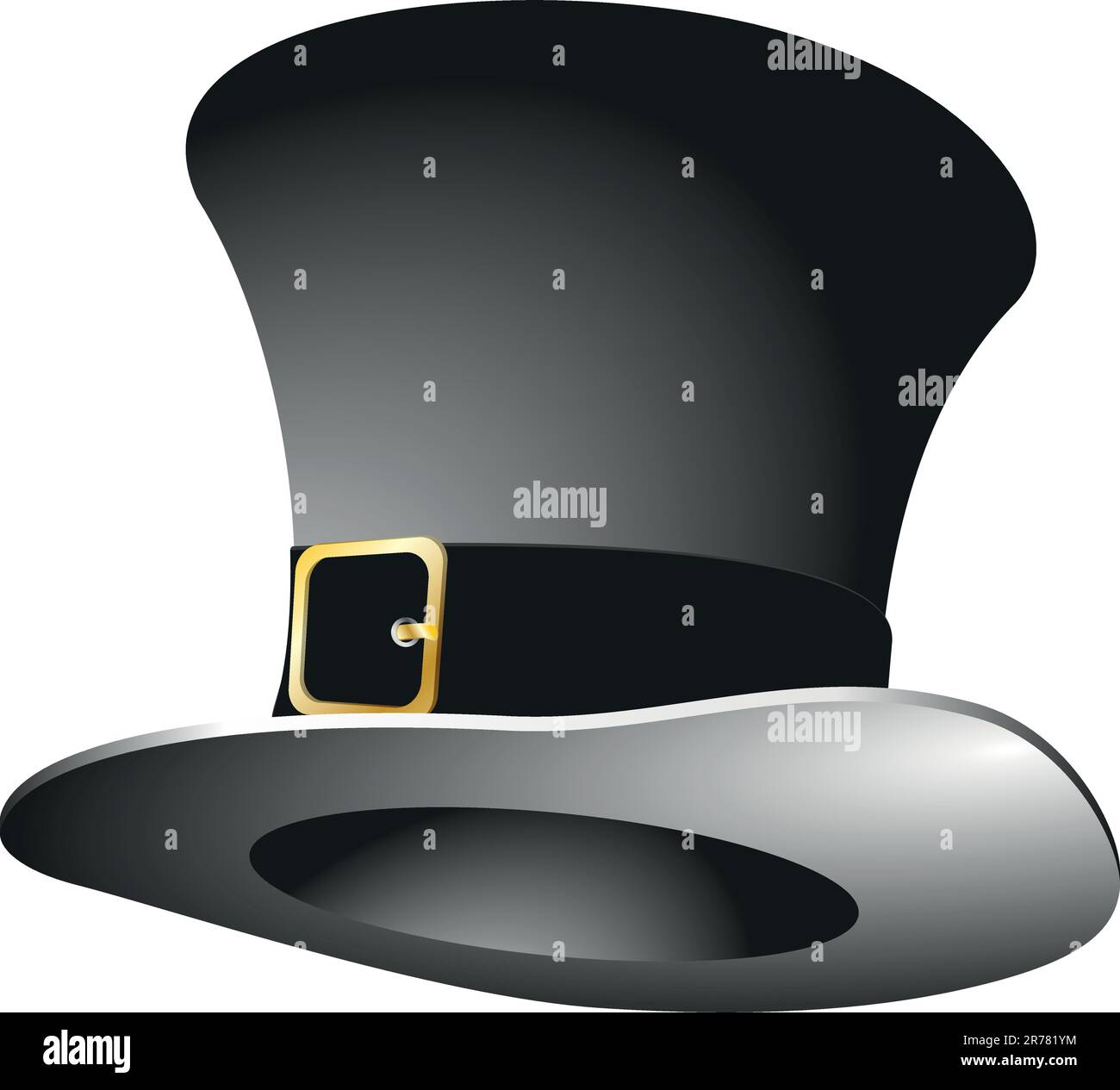 illustrazione di un cappello con tubo di arresto Illustrazione Vettoriale