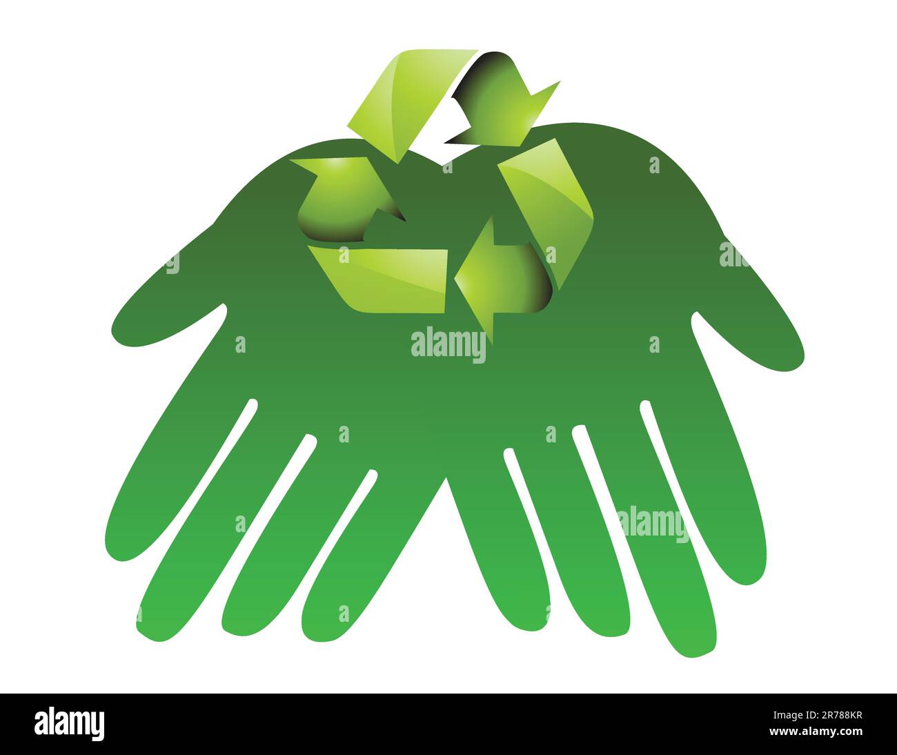 Vettore segno di riciclo Illustrazione Vettoriale