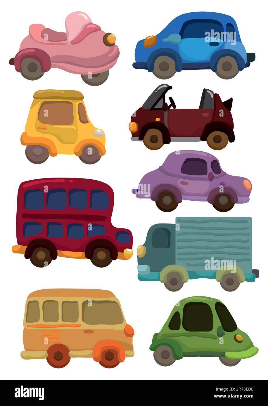 Cartoon car icona Illustrazione Vettoriale