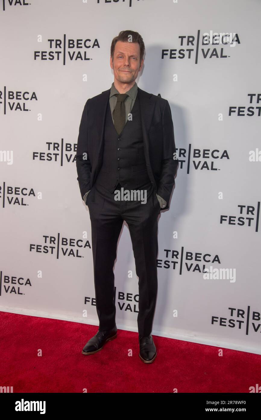 NEW YORK, NEW YORK - 13 GIUGNO: Sam Lake partecipa al pannello di gioco "Alan Wake 2: Building a World of Fear" durante il Tribeca Festival 2023 al SVA Theatre il 13 giugno 2023 a New York City. Foto Stock