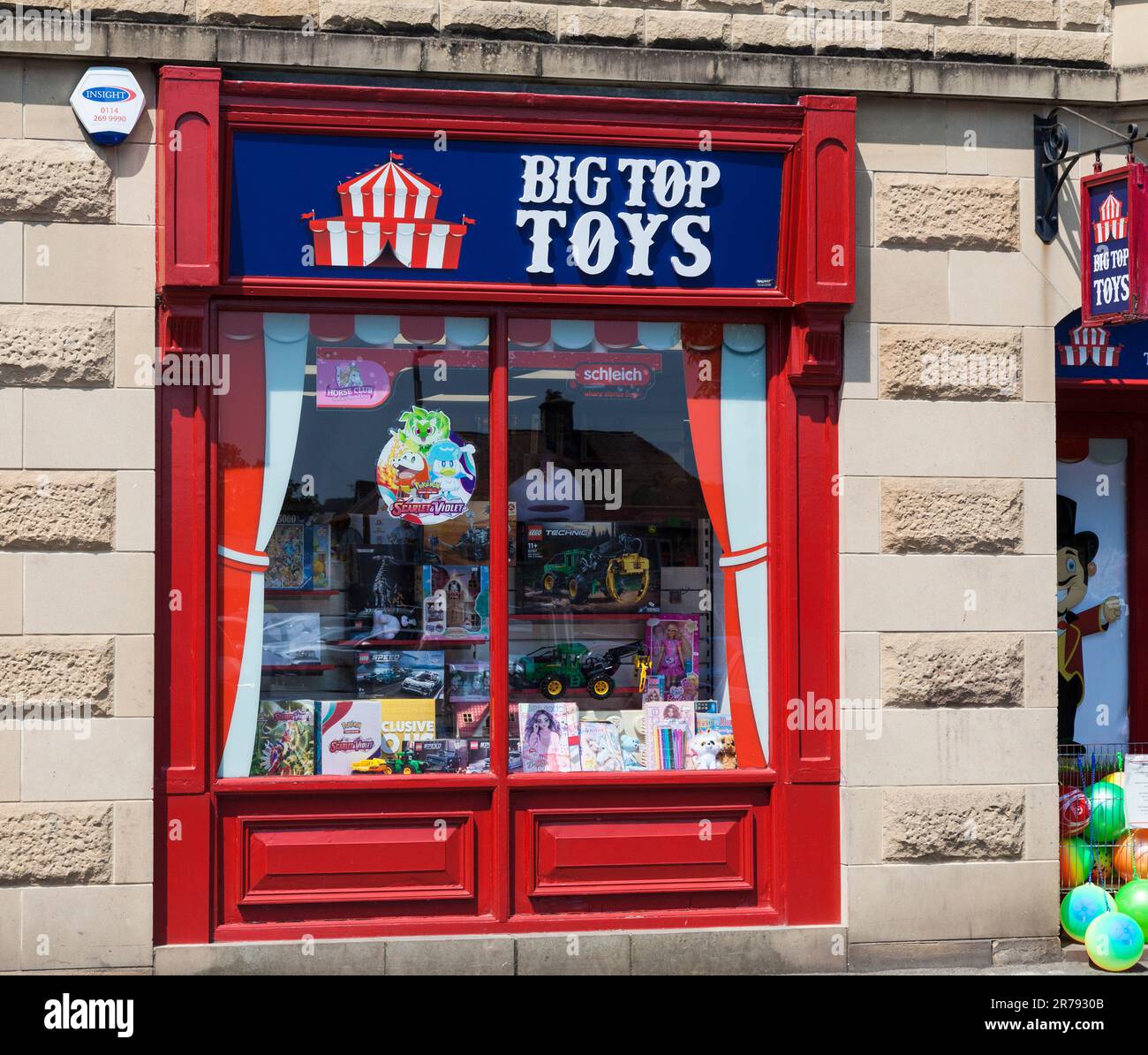 Negozio Big Top Toys a Bakewell, Derbyshire, Inghilterra, Regno Unito Foto Stock