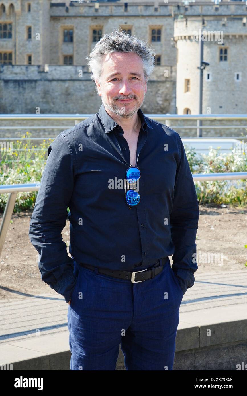 Aiden McArdle in una telefonata fotografica alla Torre di Londra per The Crown Jewels, una nuova commedia del West End. Data immagine: Mercoledì 14 giugno 2023. Foto Stock