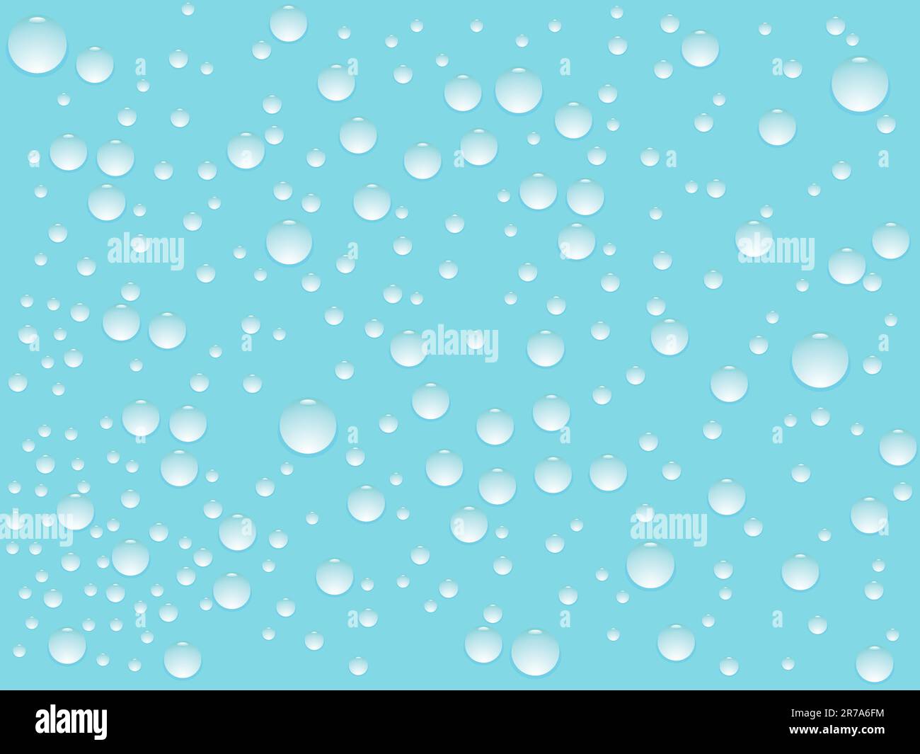 gocce d'acqua sfondo, illustrazione grafica vettoriale astratta Illustrazione Vettoriale