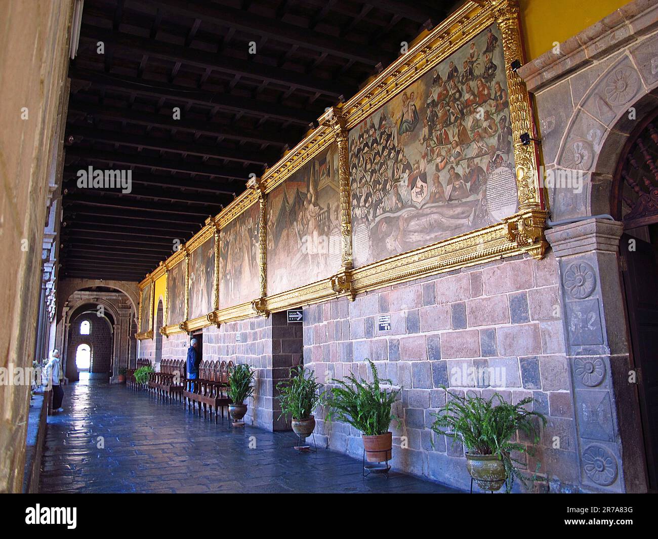 Iglesia De Santo Domingo, l'antica chiesa, tempio Inca del Sole, Cusco, Perù Foto Stock