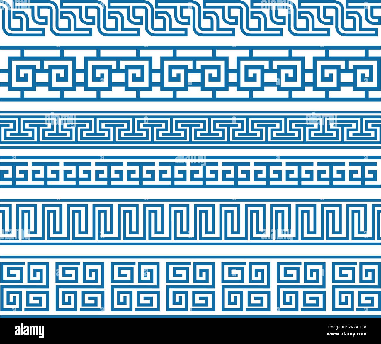 Celtic confine orientale il set di simboli Illustrazione Vettoriale