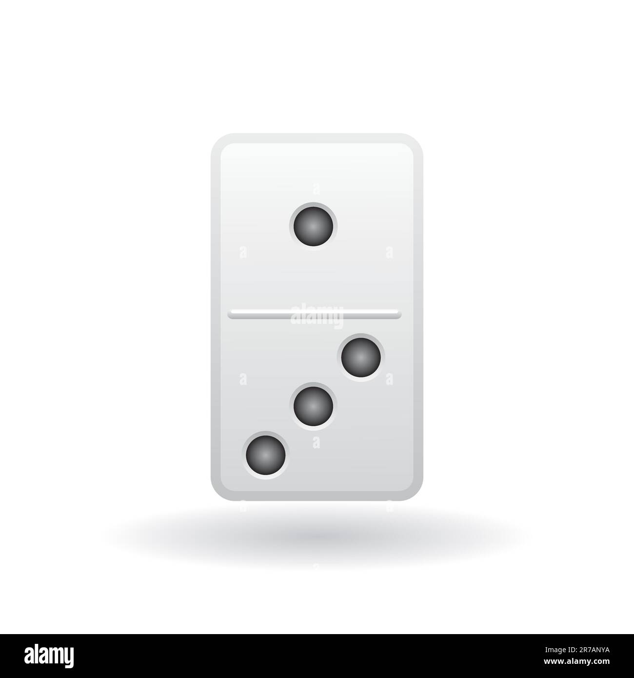 icona domino Illustrazione Vettoriale