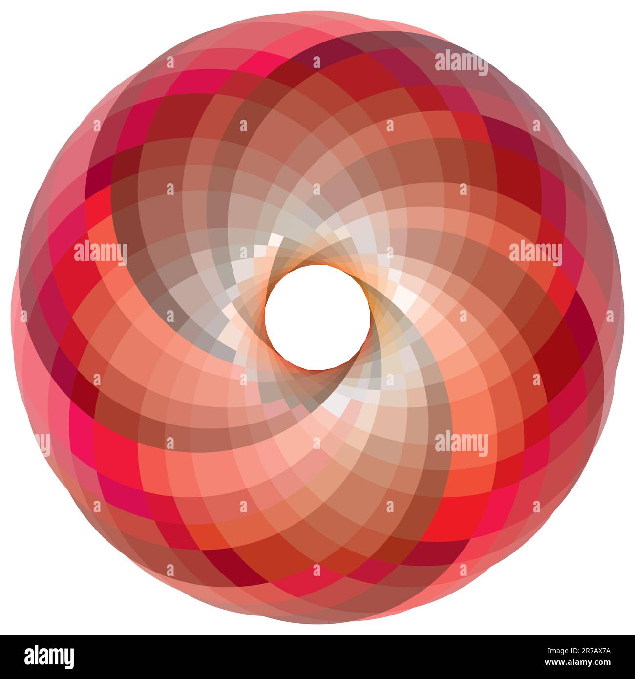 tavolozza dei colori vortex, illustrazione grafica astratta Illustrazione Vettoriale