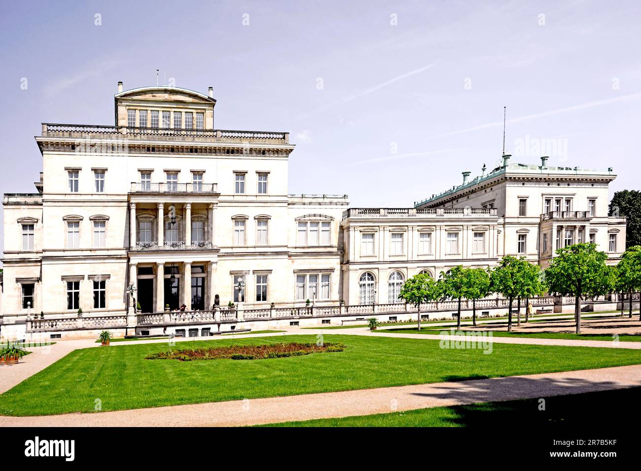 Essen: Villa Huegel (Ruhrgebiet, Nordrhein-Westfalen, Deutschland) Foto Stock