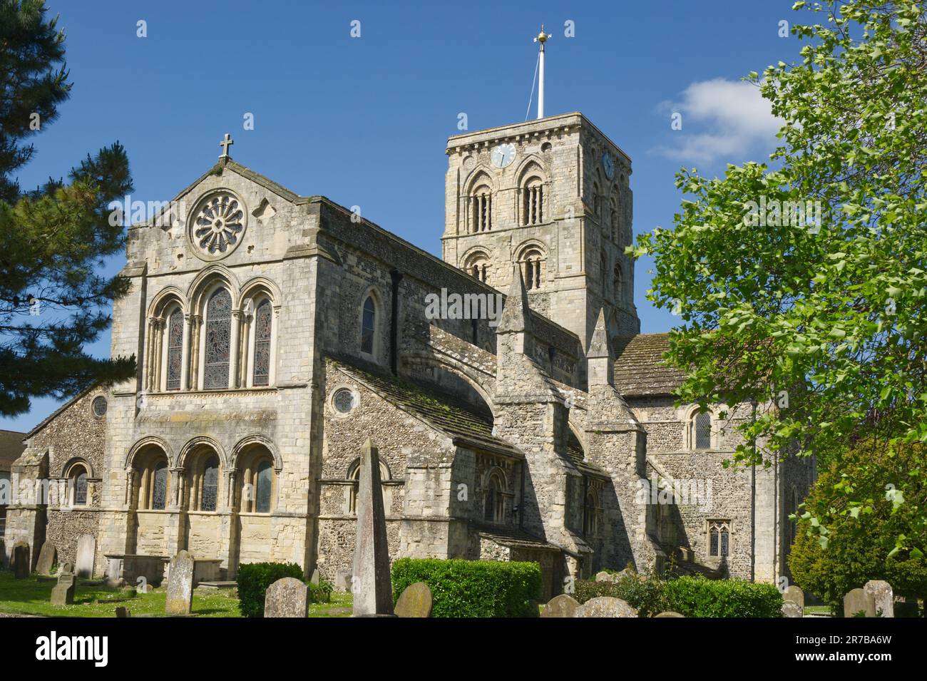 Chiesa di Santa Maria di Haura a Shoreham-by-Sea, Sussex occidentale, Inghilterra Foto Stock