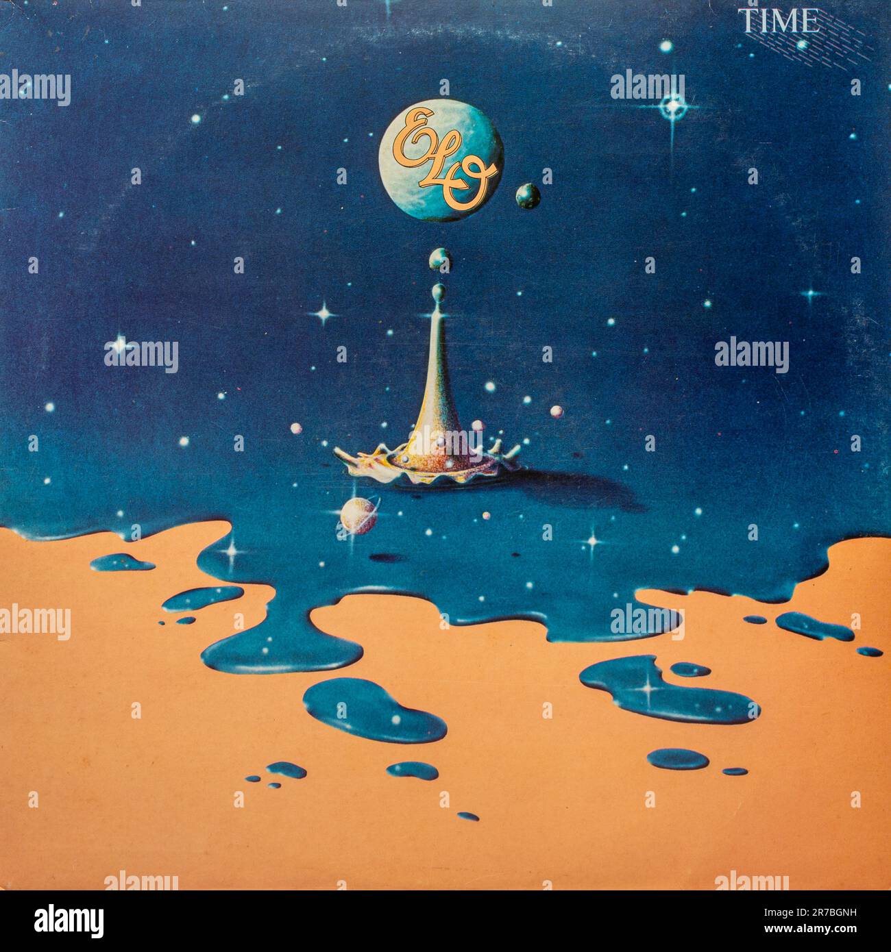 Time album della Electric Light Orchestra elo, copertina in vinile Foto Stock