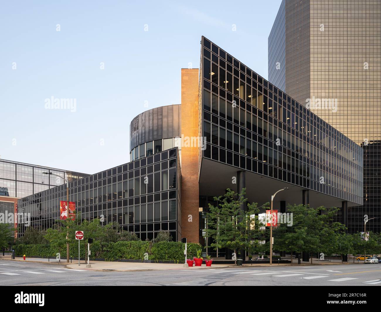 General American Life Building progettato da Johnson/Burgee Foto Stock