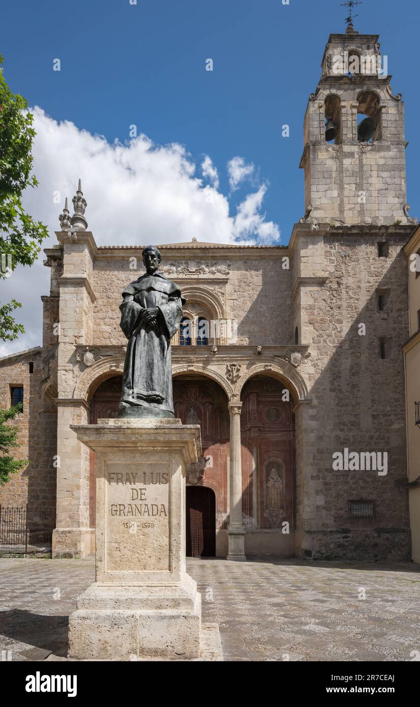 Fray Luis de Granada Monumento e Chiesa di Santo Domingo - Granada, Andalusia, Spagna Foto Stock