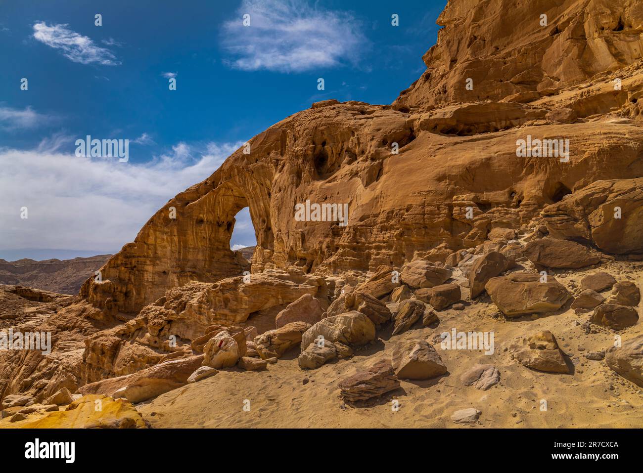GLI ARCHI TIMNA PARK TIMNA NEGEV ISRAELE Foto Stock