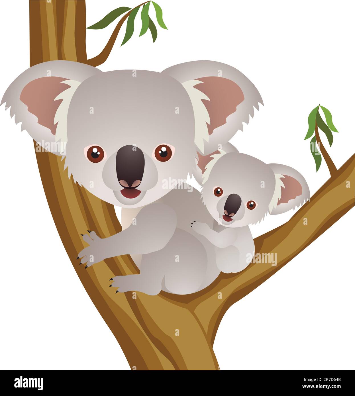 Vettore Koala Illustrazione Vettoriale