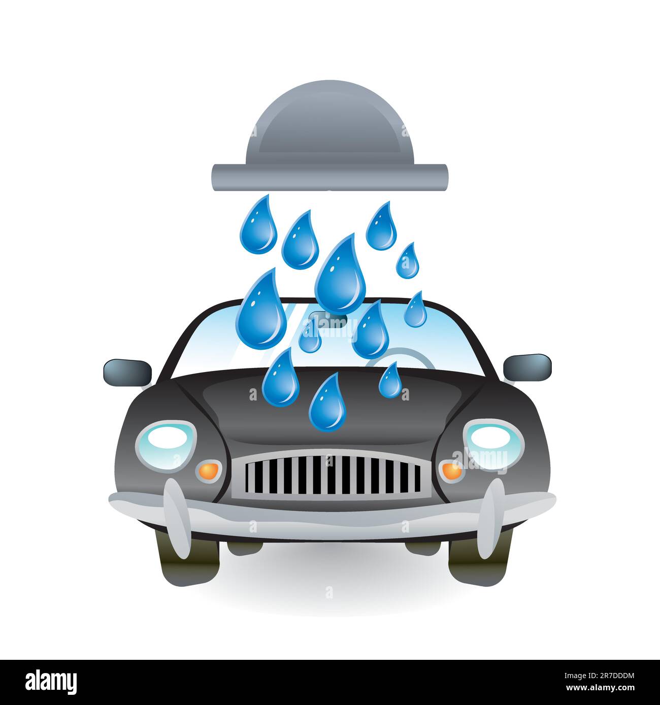 icona di autolavaggio Illustrazione Vettoriale