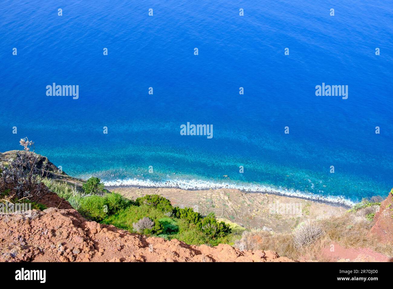 Oceano Atlantico all'Isola di Madeira, Portogallo Foto Stock