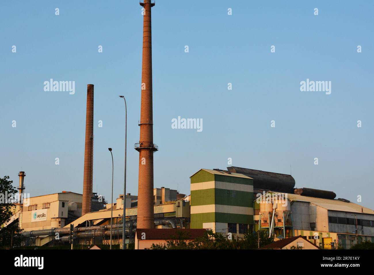 Fabbrica Verallia, Chalons sur Saone, Francia Foto Stock
