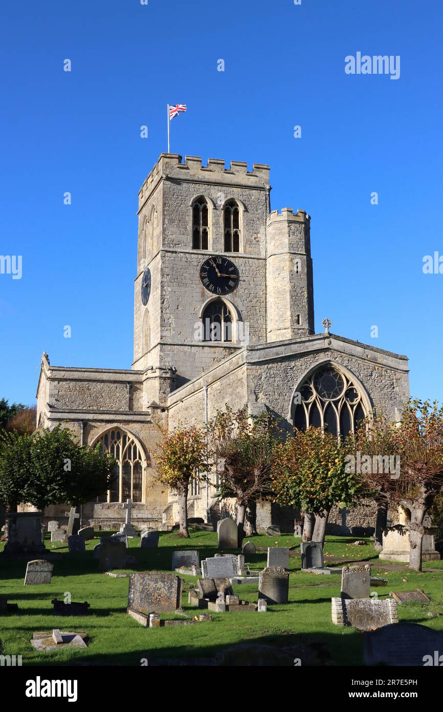 St Mary's Church, Thame, Oxfordshire, Regno Unito Foto Stock
