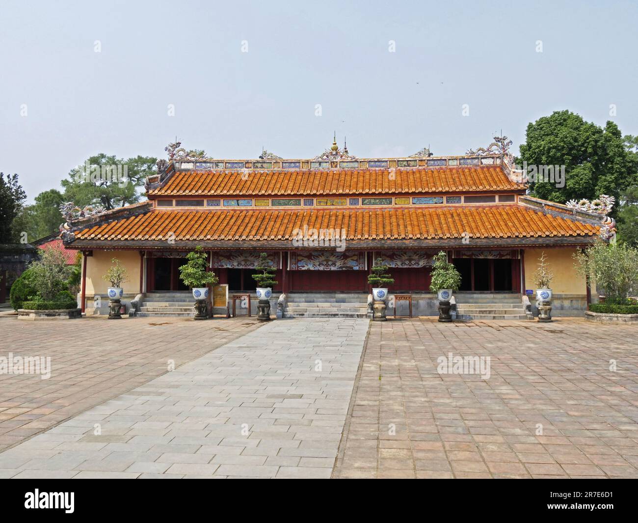 Vietnam, provincia di Thua Thien Hue, Città di Hue, Patrimonio Mondiale dell'UNESCO, Città Proibita o Città Viola nel cuore della Città Imperiale, min Foto Stock