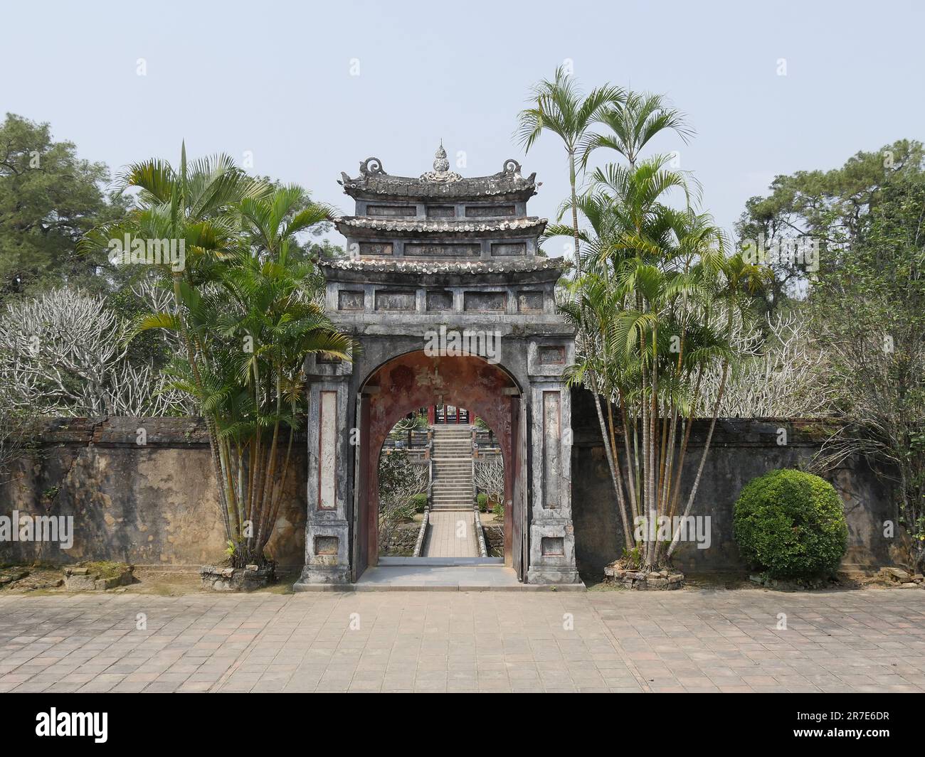 Vietnam, provincia di Thua Thien Hue, Città di Hue, Patrimonio Mondiale dell'UNESCO, Città Proibita o Città Viola nel cuore della Città Imperiale, min Foto Stock