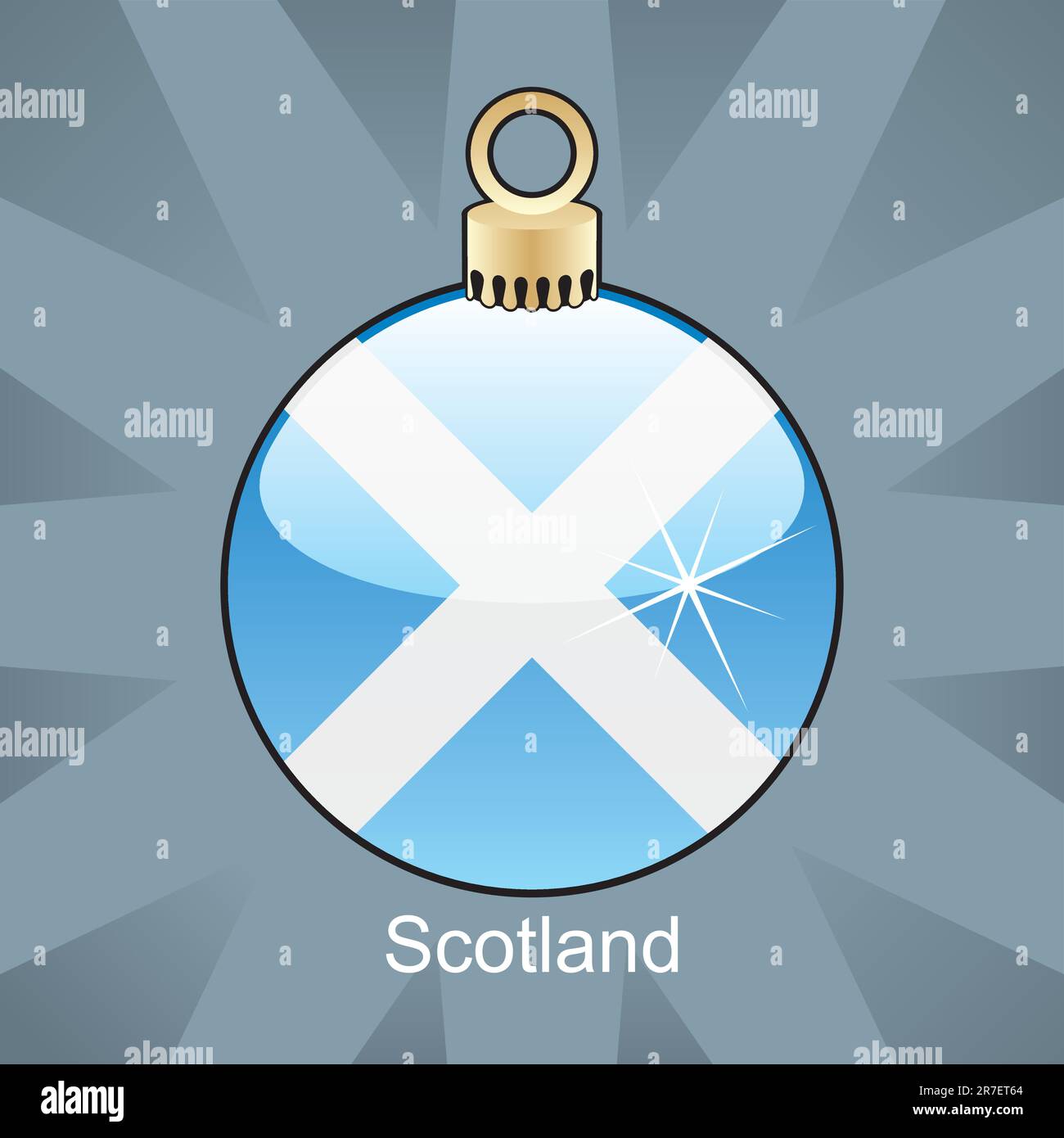 2 Adesivi Con Bandiera Scozzese Ondulata Da 45 Mm, Con Finitura In Gel