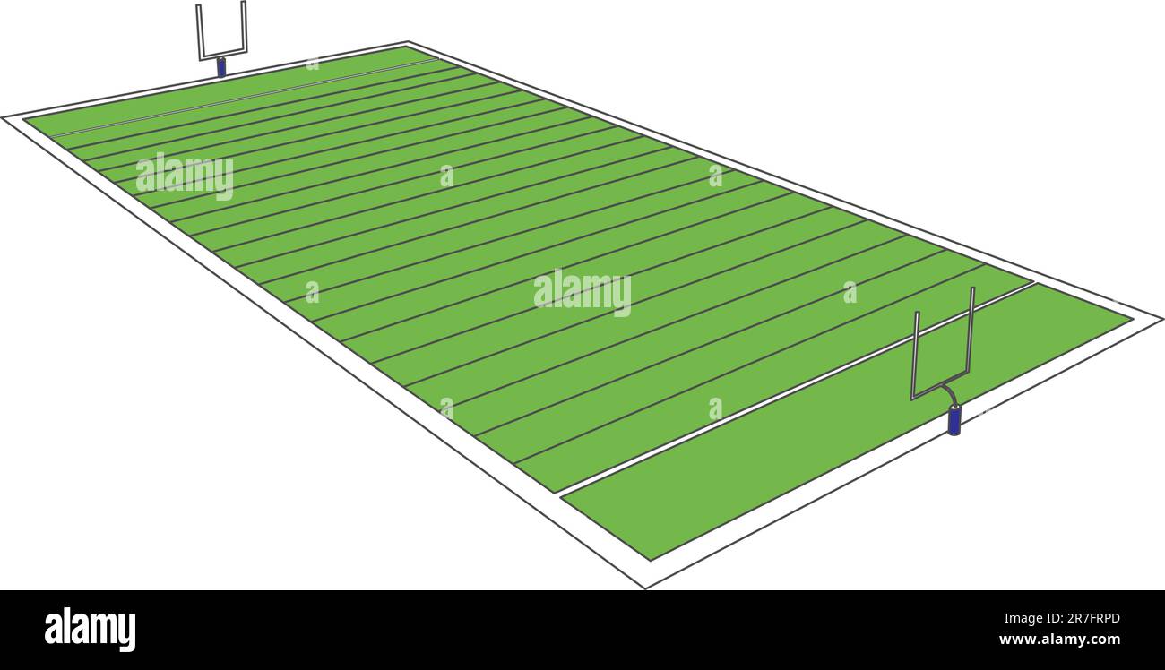 campo di calcio Illustrazione Vettoriale
