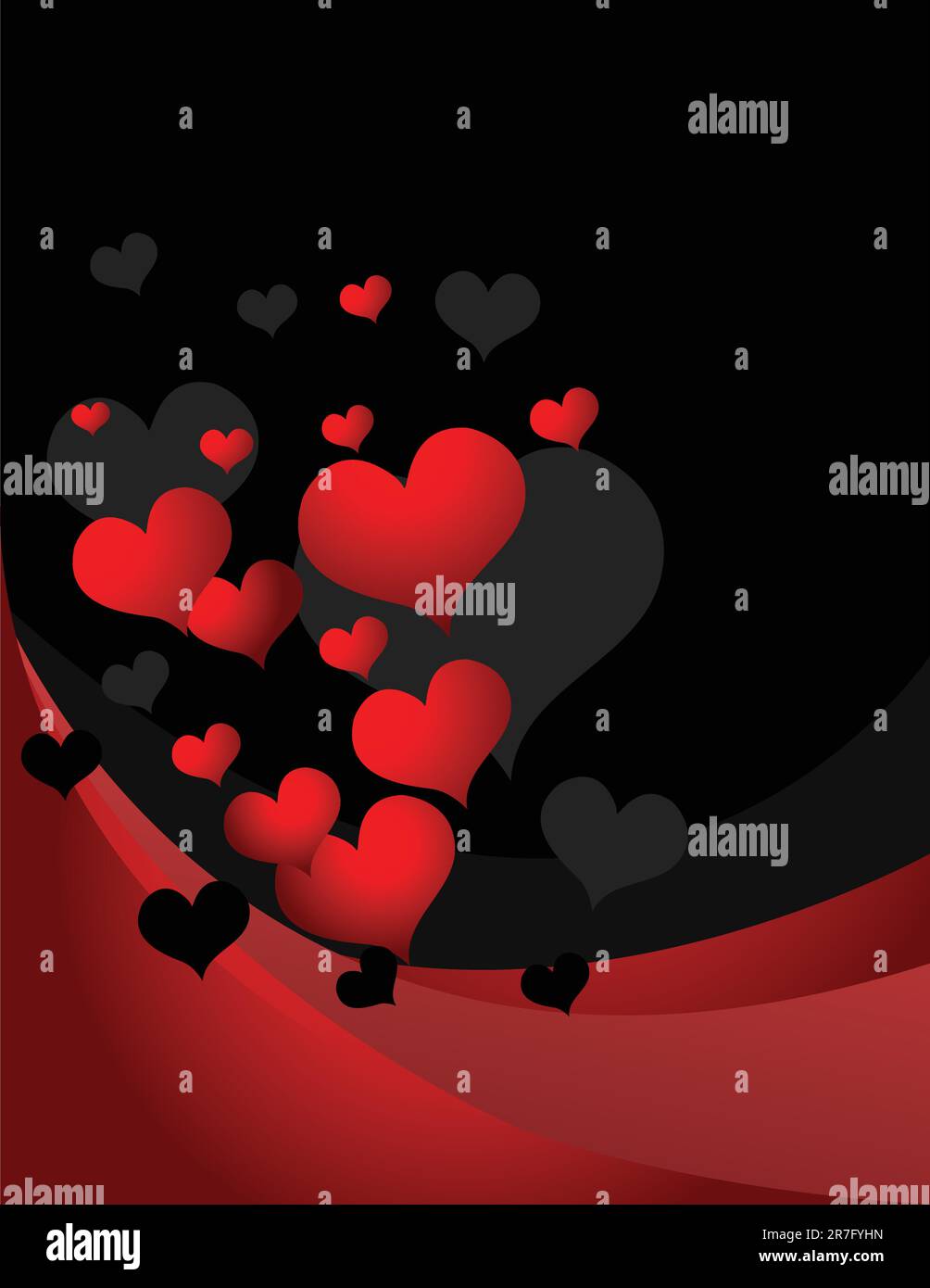 Sfondo retrò con cuore Illustrazione Vettoriale