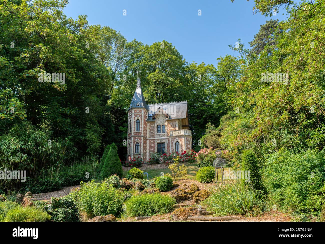 Chateau d'If nel Parco di Monte Cristo, residenza Alexander Dumas Foto Stock