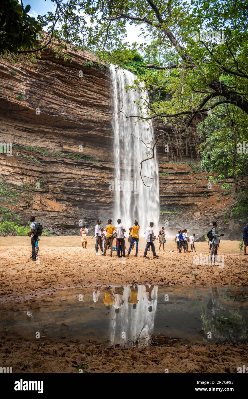 Cascate di Boti, Ghana Foto Stock