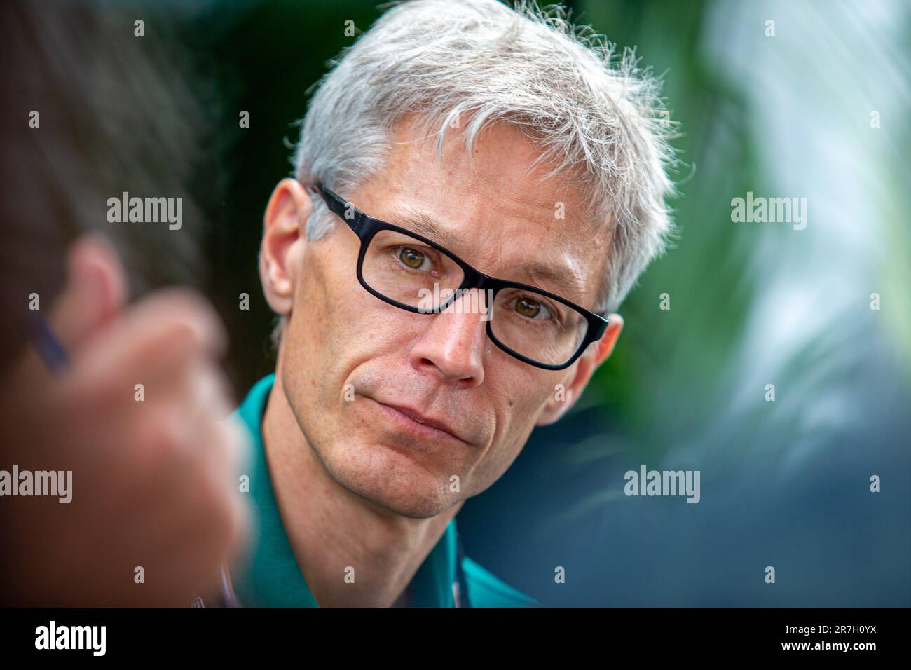 Montreal, Quebec, Canada. 15th giugno, 2023. Mike Krack (LUX) Aston Martin Aramco Cognizant F1 Team Principal.During Day 1 di FORMULA 1 PIRELLI GRAND PRIX DU CANADA 2023 - dal 15th al 18th giugno 2023 a Montreal, Quebec, Canada (Credit Image: © Alessio De Marco/ZUMA Press Wire) SOLO USO EDITORIALE! Non per USO commerciale! Foto Stock