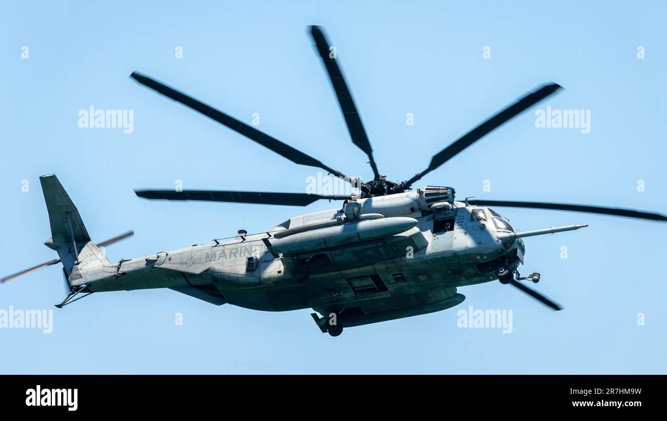 L'incredibile elicottero Sea Stallion. Foto Stock