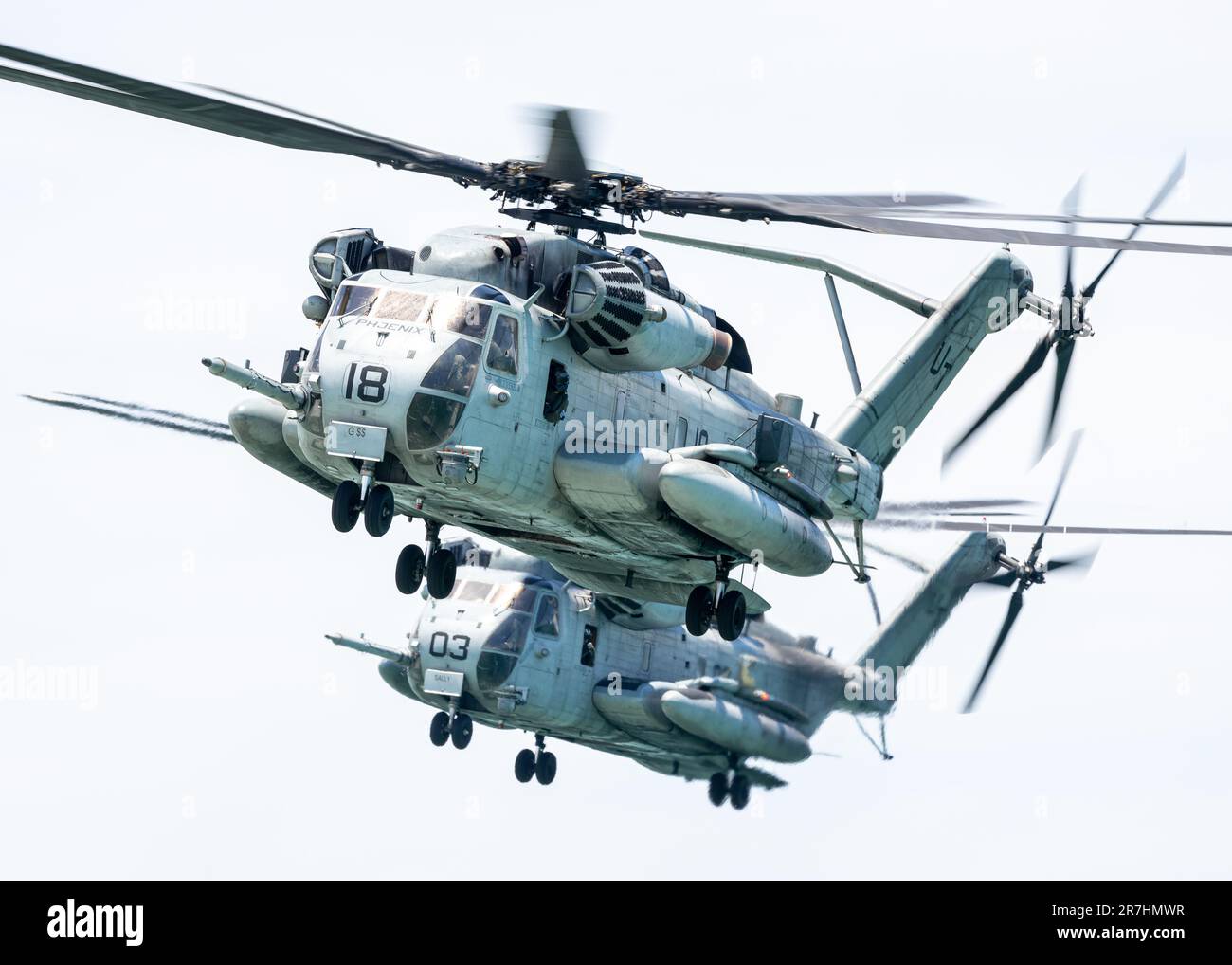 L'incredibile elicottero Sea Stallion. Foto Stock