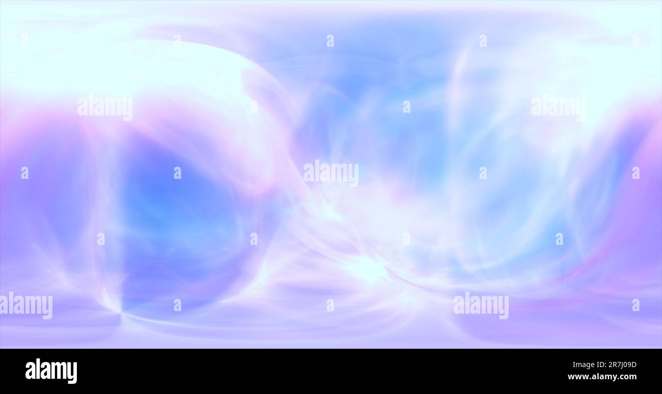 Onde astratte di iridescente energia magica vento galattico cosmico luminoso sfondo astratto. Foto Stock