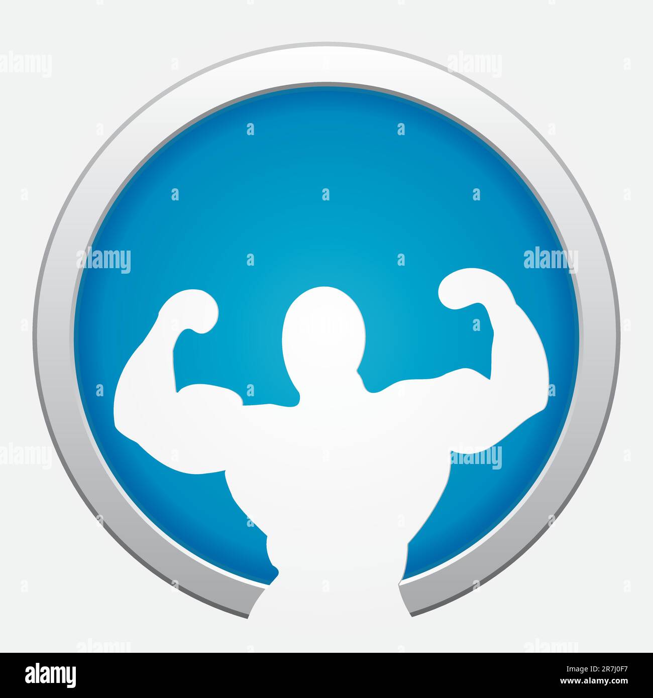 Segno fitness moderno vettore Illustrazione Vettoriale