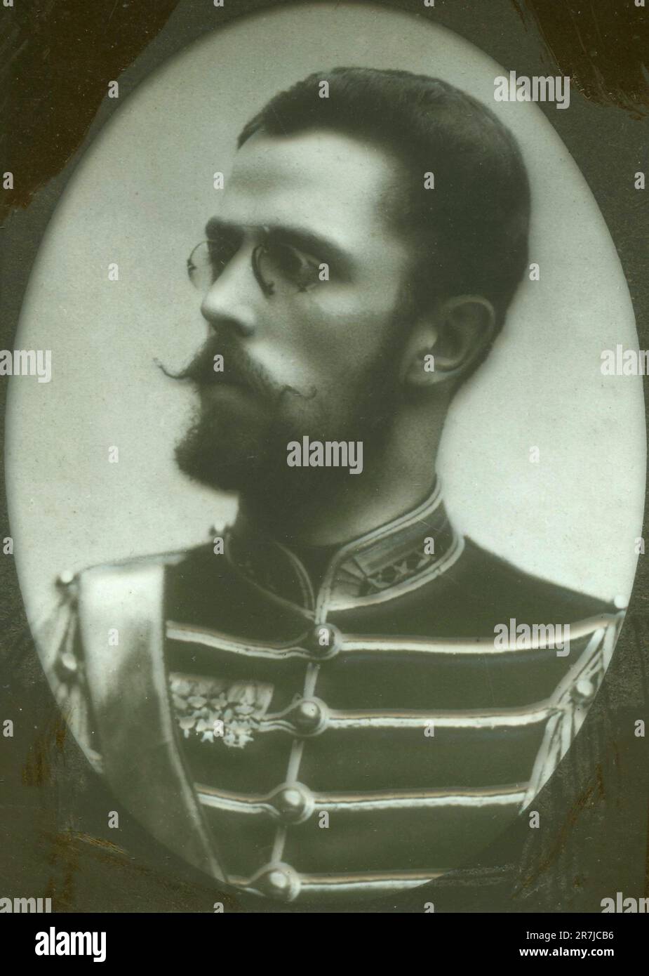 Ritratto di un membro di una famiglia reale europea, 1890s Foto Stock