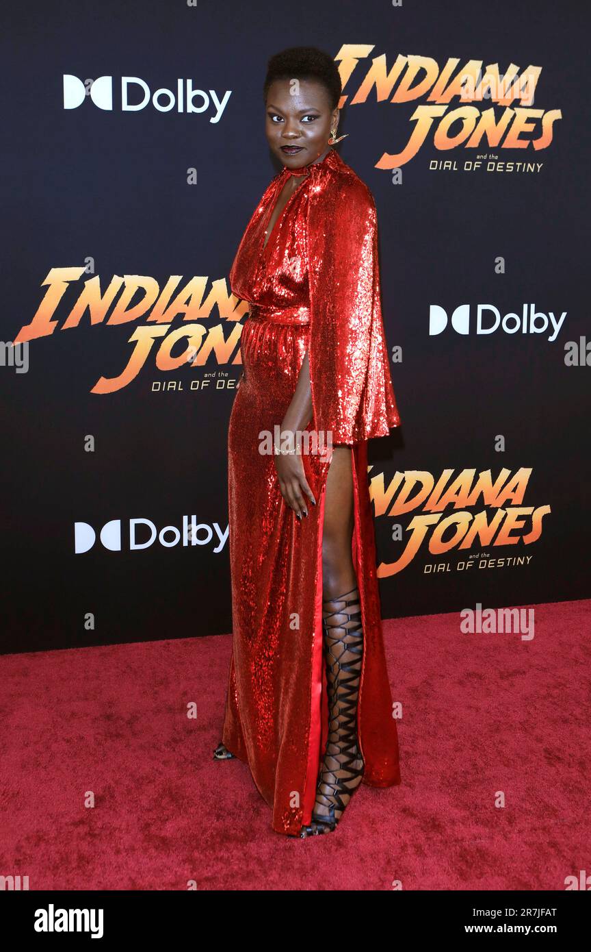 Shaunette Renee Wilson bei der Premiere des Kinofilms 'Indiana Jones and the Dial of Destiny / Indiana Jones und das Rad des Schicksals' im Dolby Theatre. Los Angeles, 14.06.2023 Foto Stock