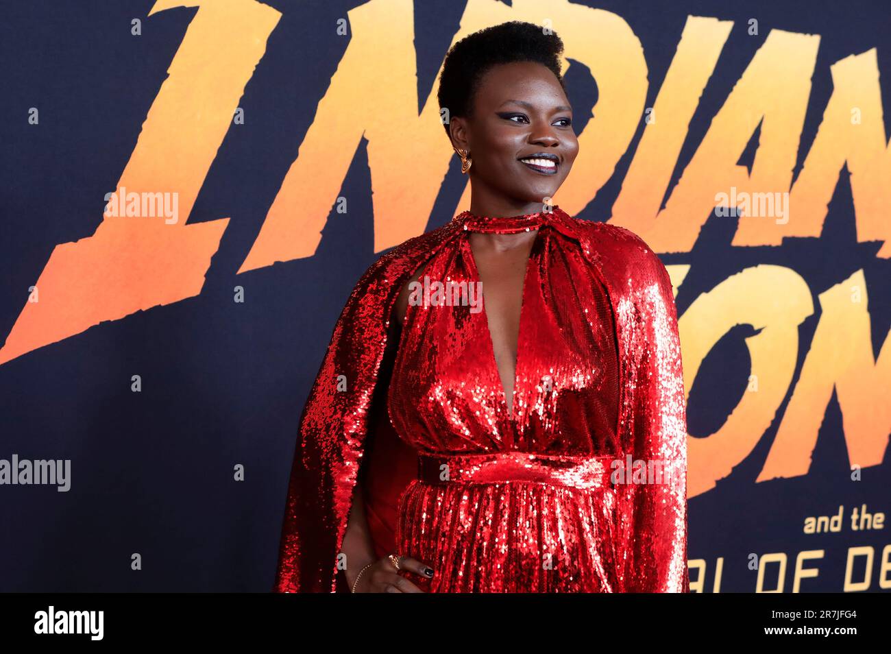 Shaunette Renee Wilson bei der Premiere des Kinofilms 'Indiana Jones and the Dial of Destiny / Indiana Jones und das Rad des Schicksals' im Dolby Theatre. Los Angeles, 14.06.2023 Foto Stock