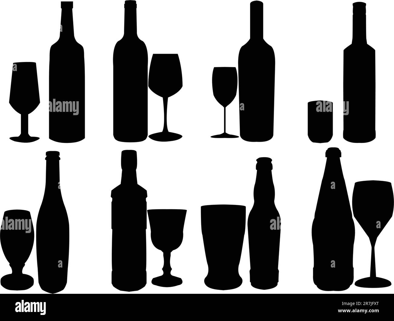 raccolta flaconi - vettore Illustrazione Vettoriale