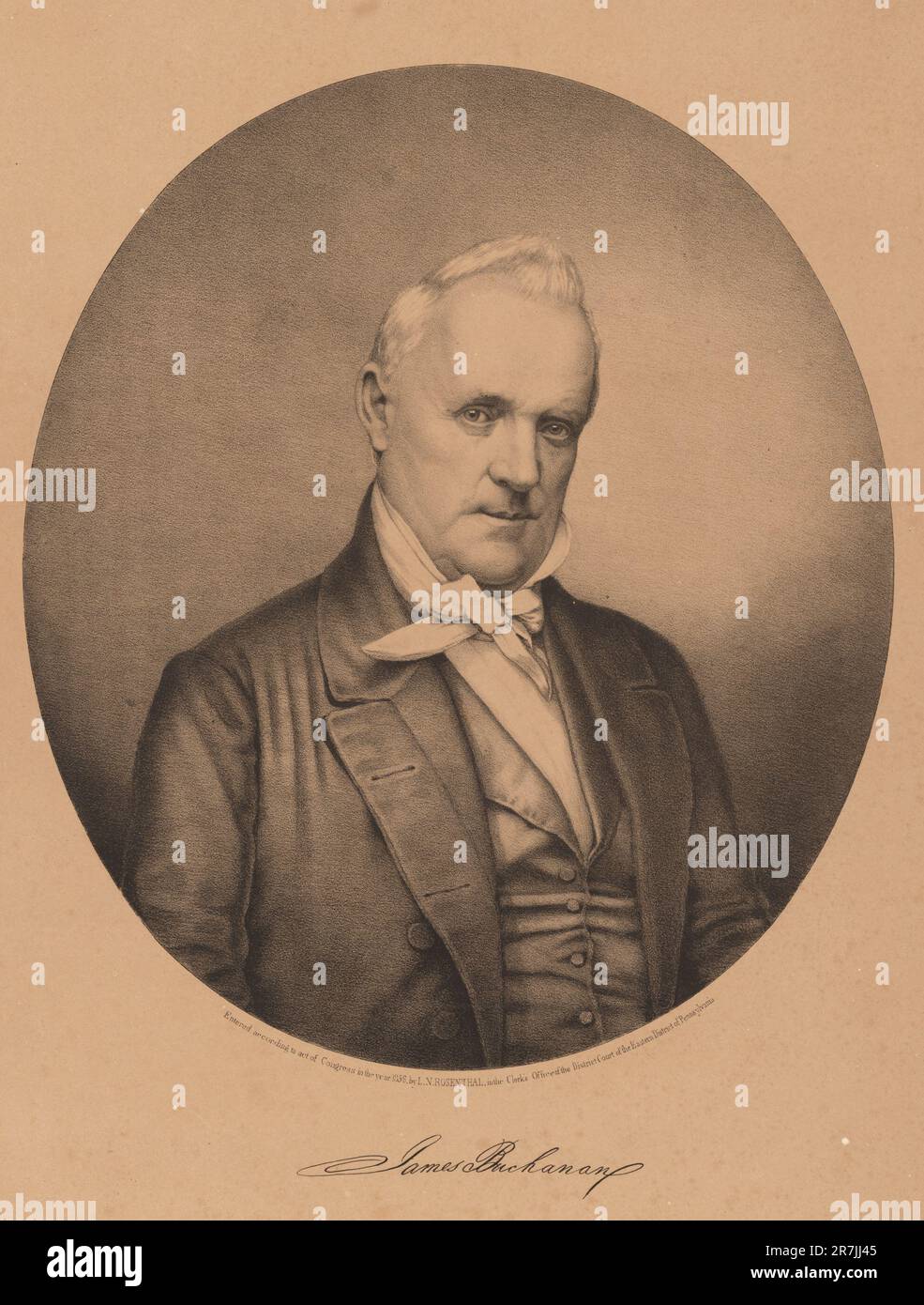 Giacomo Buchanan 1856 Foto Stock